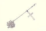 Trench Cross Pendant : L (White Finish)-ZOCALO.JAPAN