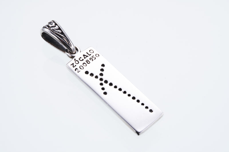 Ivy Cross Pendant : (White CZ)-ZOCALO.JAPAN