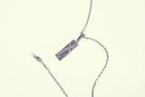 Ivy Cross Pendant : (White CZ)-ZOCALO.JAPAN