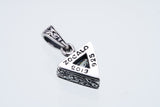 Jeweled Ivy Triangle Pendant : (White CZ)-ZOCALO.JAPAN