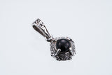Islamic Round Pendant : S (Black Star)-ZOCALO.JAPAN