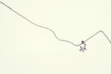 Jeweled Ivy Star Pendant : (White CZ)-ZOCALO.JAPAN