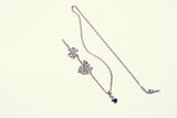 Jeweled Ivy Heart Pendant : S (Black CZ)-ZOCALO.JAPAN