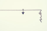 Jeweled Ivy Triangle Pendant : (Black CZ)-ZOCALO.JAPAN