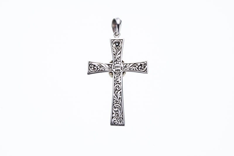 Eye of Providence Cross (White CZ)-ZOCALO.JAPAN