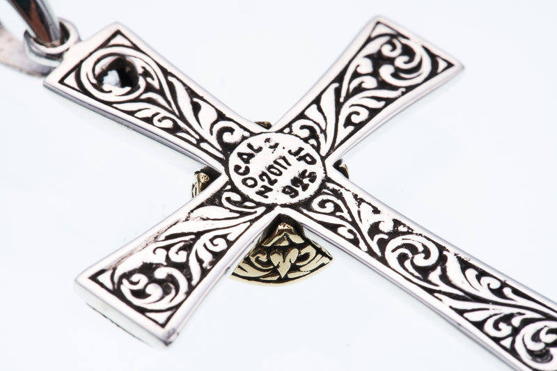 Eye of Providence Cross (White CZ)-ZOCALO.JAPAN