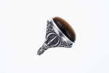 Dorje Stone Ring (Tiger Eye)-ZOCALO.JAPAN