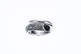 Ivy Spiral Ring Oval : Black Star-ZOCALO.JAPAN