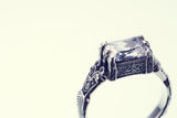 Islamic Ring : S (White CZ)-ZOCALO.JAPAN