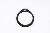 Double Wind Bracelet : M (Black)-ZOCALO.JAPAN