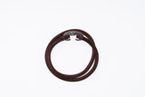 Double Wind Bracelet : S (Brown)-ZOCALO.JAPAN