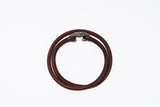 Double Wind Bracelet : M (Brown)-ZOCALO.JAPAN