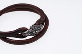 Double Wind Bracelet : S (Brown)-ZOCALO.JAPAN