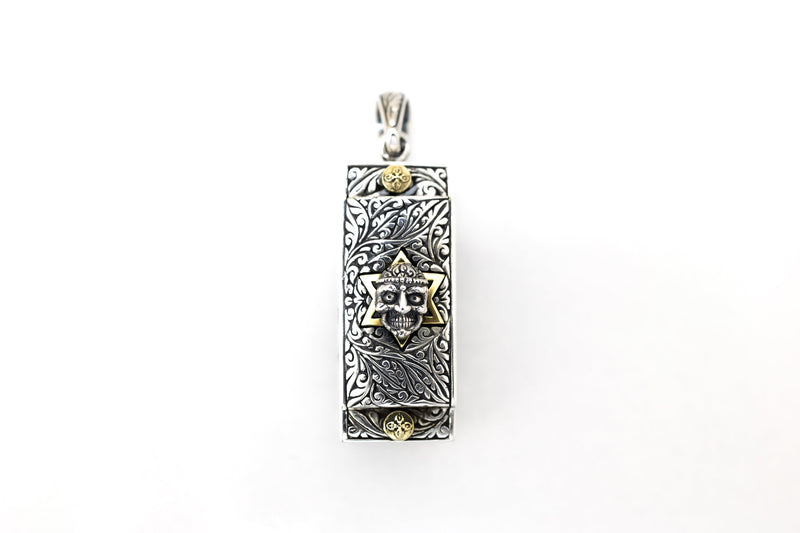 Harmonica Pendant : Tibetan Monk Skull-ZOCALO.JAPAN