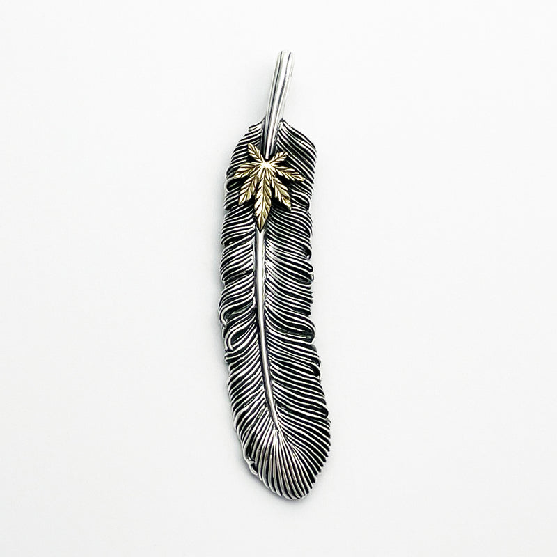 ZOCALO.JP CBD Feather Pendant Weed Ganja