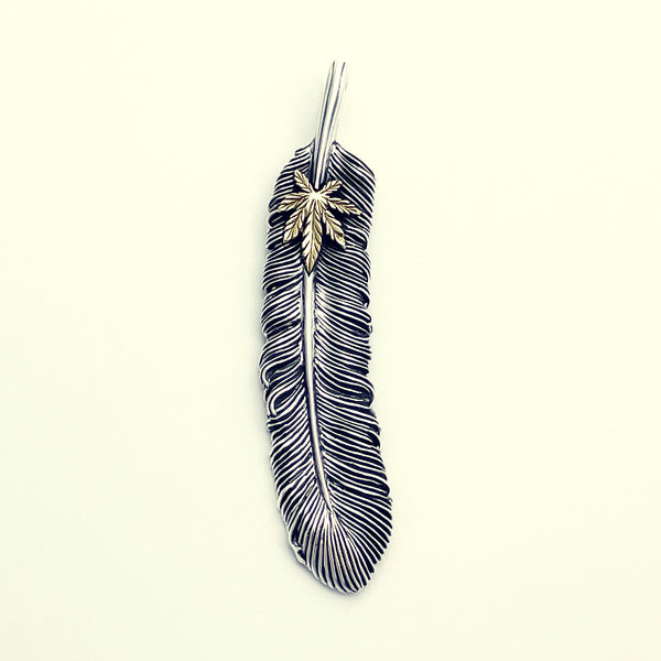 ZOCALO.JP CBD Feather Pendant Weed Ganja