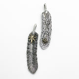 ZOCALO.JP CBD Feather Pendant Weed Ganja Dorje Vajra