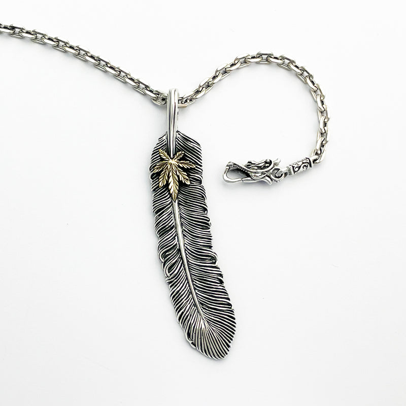 ZOCALO.JP CBD Feather Pendant Weed Ganja