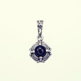 Islamic Round Pendant : S (Black Star)-ZOCALO.JAPAN