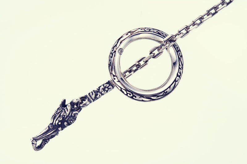 Ivy Ring Pendant S : White CZ-ZOCALO.JAPAN