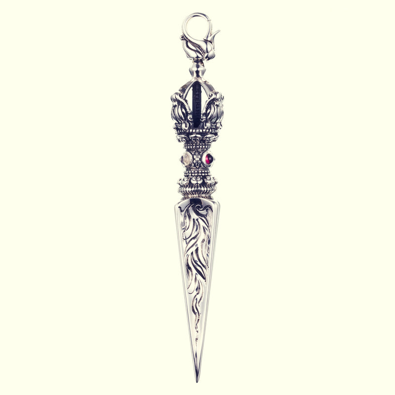 Bird Dorje Dagger (L) : (Blue Moon Stone / Garnet)-ZOCALO.JAPAN