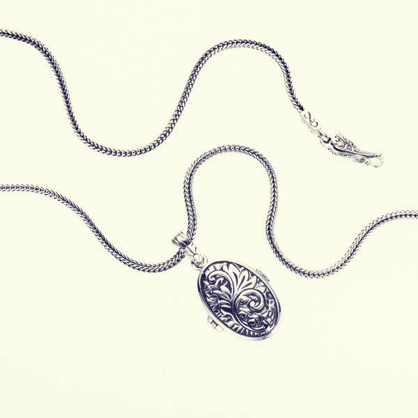 Ivy Locket Pendant : Necklace Chain Set-ZOCALO.JAPAN