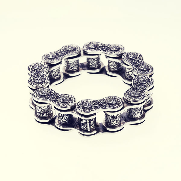 Drive Chain Bracelet : L (7HOOK / 23cm)-ZOCALO.JAPAN