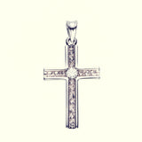 Trench Cross Pendant : L (White Finish)-ZOCALO.JAPAN