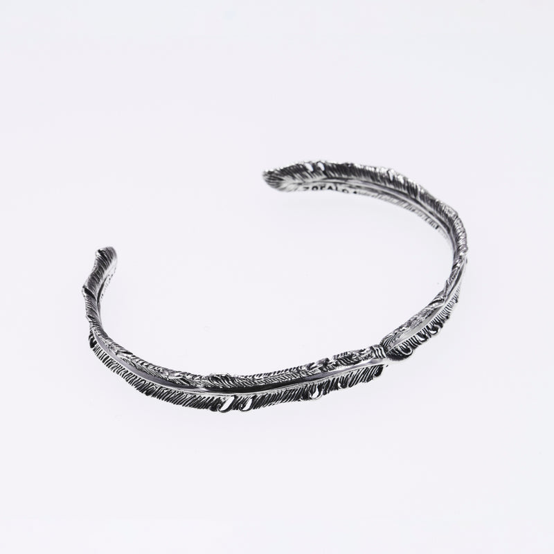 Phoenix Feather Bangle (S)-ZOCALO.JAPAN