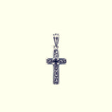 Trench Cross Charm : (Black CZ)-ZOCALO.JAPAN