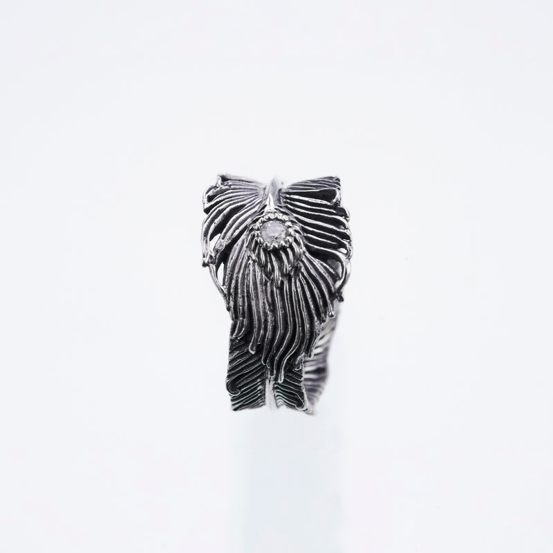 Phoenix Feather Baby Ring Pendant-ZOCALO.JAPAN