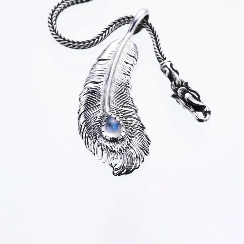 Phoenix Tail Feather : M (Rainbow Moonstone)-ZOCALO.JAPAN