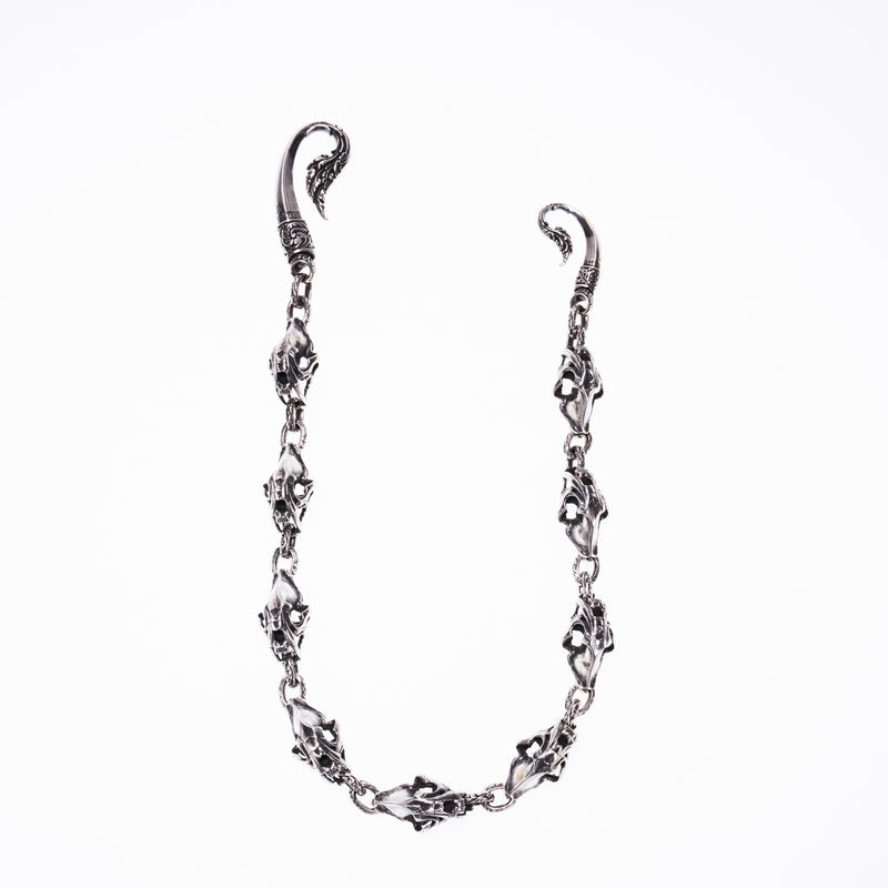 Saber Toothed Tiger Wallet Chain : (9 Hook / 50cm)-ZOCALO.JAPAN