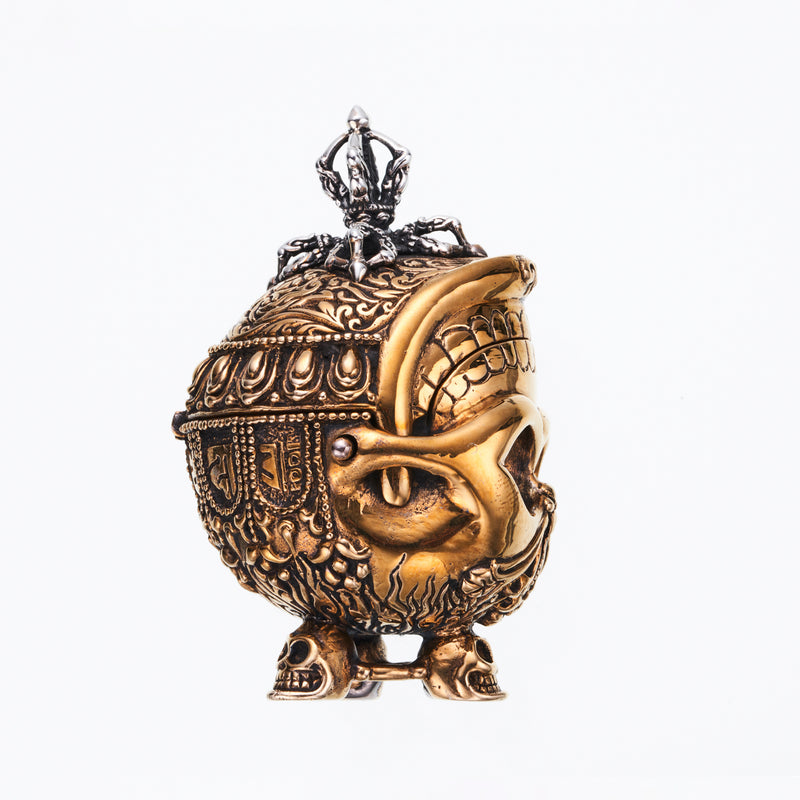 Tibetan Smile Skull Ashtray-ZOCALO.JAPAN