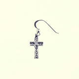 Trench Cross Hook Stud: (White CZ)-ZOCALO.JAPAN