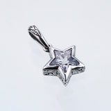 Jeweled Ivy Star Pendant : (White CZ)-ZOCALO.JAPAN
