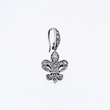 Lily Hook Stud : (White CZ)-ZOCALO.JAPAN