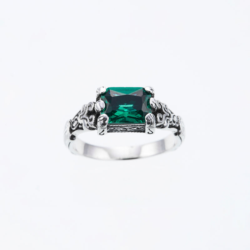 Islamic Ring : S (Green Quartz)-ZOCALO.JAPAN