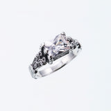 Islamic Ring : S (White CZ)-ZOCALO.JAPAN