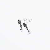 Jeweled Rose Stud : (Amethyst)-ZOCALO.JAPAN