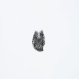 Phoenix Tail Feather Stud : (White CZ)-ZOCALO.JAPAN