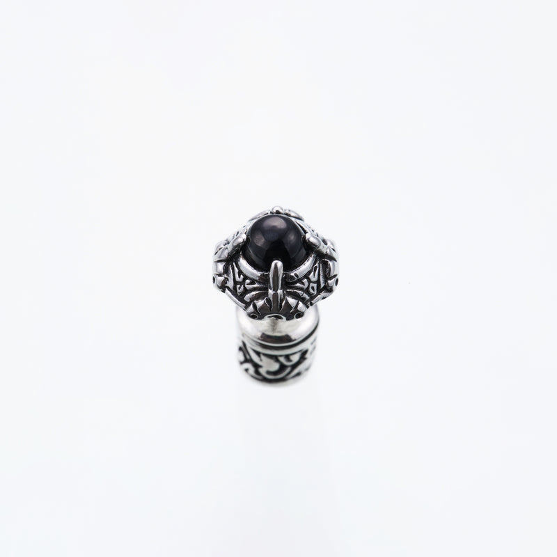 Islamic Round Stud : (Black Star)-ZOCALO.JAPAN