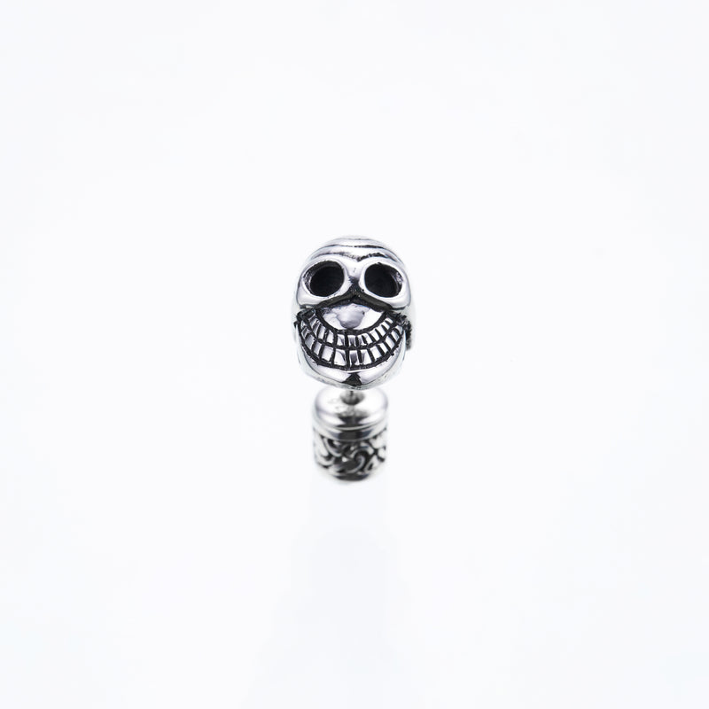 Tibetan Smile Skull Stud-ZOCALO.JAPAN