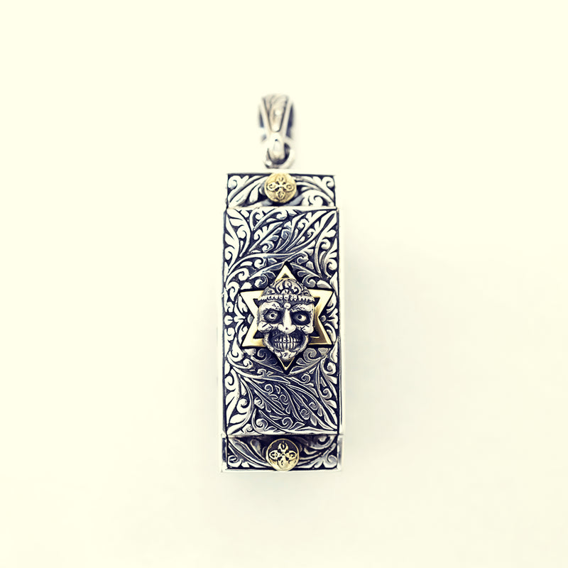 Harmonica Pendant : Tibetan Monk Skull-ZOCALO.JAPAN